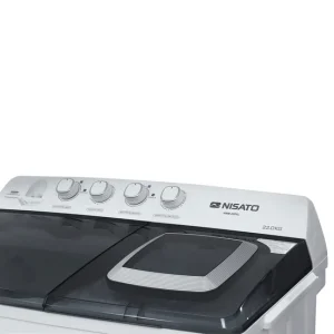 LAVADORAS NISATO NWM-22PXL 22 KG / 49LIBRAS SEMIAUTOMATICA BLANCO | Precio a crédito 52 semanas de - Imagen 2