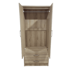 CLOSET KENNEDY 819-0018 2 PUERTAS 2 CAJONES ROBLE | Precio a crédito 52 semanas de - Imagen 2