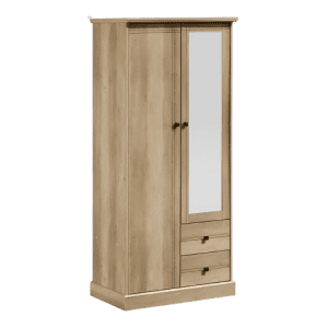 CLOSET KENNEDY 819-0033 2 PUERTAS 2 CAJONES ESPEJO ROBLE | Precio a crédito 52 semanas de
