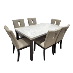 ANTECOMEDORES PENSA OXVILLE-1801 6 SILLAS RECTANGULAR BEIGE  | Precio a crédito 52 semanas de - Imagen 3
