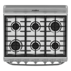 ESTUFAS MABE CEM7641BSIS2 30'' 6 QUEMADORES C/COPETE P/HF GRIS	 | Precio a crédito 52 semanas de - Imagen 4