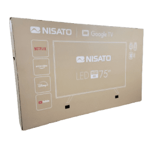 TELEVISORES NISATO NLED-75GGLE 75'' SMART TV LED UHD 4K NEGRO | Precio a crédito 52 semanas de