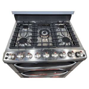 ESTUFAS RCA RCCR-7652 30'' DOBLE HORNO AIR FRYER 5 QUEMADORES C/COPETE P/HF GRIS | Precio a crédito 52 semanas de - Imagen 4
