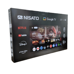 TELEVISORES NISATO NLED-55GGLE 55'' SMART TV LED 4K NEGRO | Precio a crédito 52 semanas de