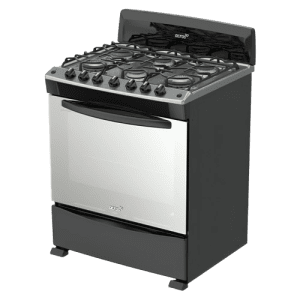 ESTUFAS ACROS LAF-5572B 30" 6 QUEMADORES C/COPETE ACERO INOXIDABLE NEGRA | Precio a crédito 52 semanas de - Imagen 2