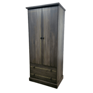 CLOSET KENNEDY 819-0025 2 PUERTAS 2 GAVETAS CASTAÑO | Precio a crédito 52 semanas de - Imagen 3