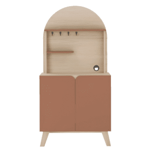 GABINETES PENSA VIENA-0701 0,80X1,60M NATURAL/TERRACOTA | Precio a crédito 52 semanas de