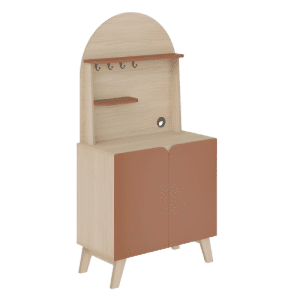 GABINETES PENSA VIENA-0701 0,80X1,60M NATURAL/TERRACOTA | Precio a crédito 52 semanas de - Imagen 3