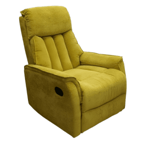 SILLON RECLINABLE PENSA LV04231-2520 GIRATORIO/MECEDOR AMARILLO | Precio a crédito 52 semanas de