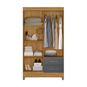 CLOSET PENSA CHILE-9394 182X103 CM 4 PUERTAS 2 GAVETAS GRIS | Precio a crédito 52 semanas de - Imagen 2