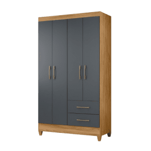 CLOSET PENSA CHILE-9394 182X103 CM 4 PUERTAS 2 GAVETAS GRIS | Precio a crédito 52 semanas de