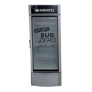 ENFRIADOR DE CERVEZAS NISATO NBZ-11SDGX 11 PIES VITRINA VERTICAL GRIS | Precio a crédito 52 semanas de