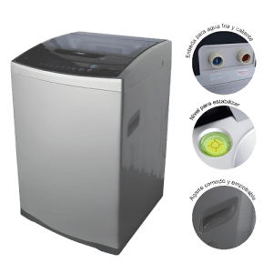LAVADORAS RCA RCAW-150 AUTOMATICA 15 KG/33 LIB GRIS | Precio a crédito 52 semanas de - Imagen 2