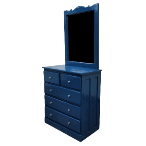 TOCADORES SANBEL DOLCE AZAEL 5 CAJONES AZUL | Precio a crédito 52 semanas de - Imagen 3