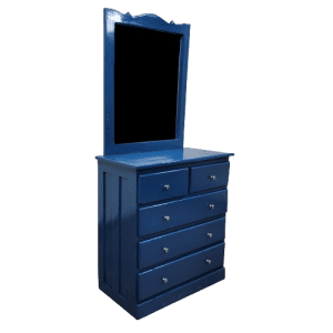 TOCADORES SANBEL DOLCE AZAEL 5 CAJONES AZUL | Precio a crédito 52 semanas de - Imagen 2