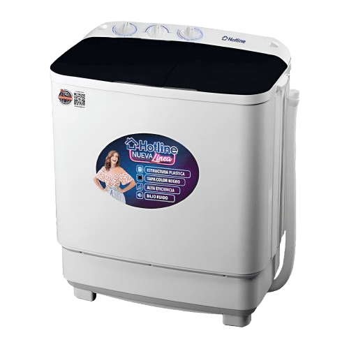 LAVADORAS SEMIAUTOMATICAS HOTLINE HLWM-800 7.5 KG/17 LIBRAS BLANCO | Precio a crédito 52 semanas de