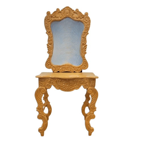 CONSOLAS YC CANCUN C/ESPEJO AMARILLA | Precio a crédito 52 semanas de