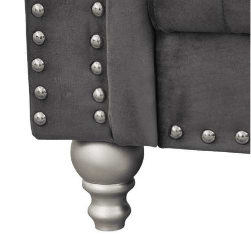 LOVE SEAT PENSA JAZMIN-0325 9004 2 PUESTOS GRIS | Precio a crédito 52 semanas de - Imagen 4