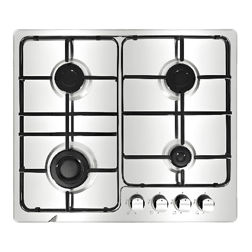 ESTUFAS DE MESAS EMPOTRABLES IML QE-4A3 4 QUEMADORES ACERO INOX GRIS | Precio a crédito 52 semanas de