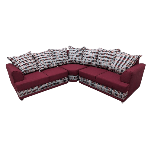 JUEGO DE SALAS EBEN-EZER CECILIA CIRCULAR VINO | Precio a crédito 52 semanas de