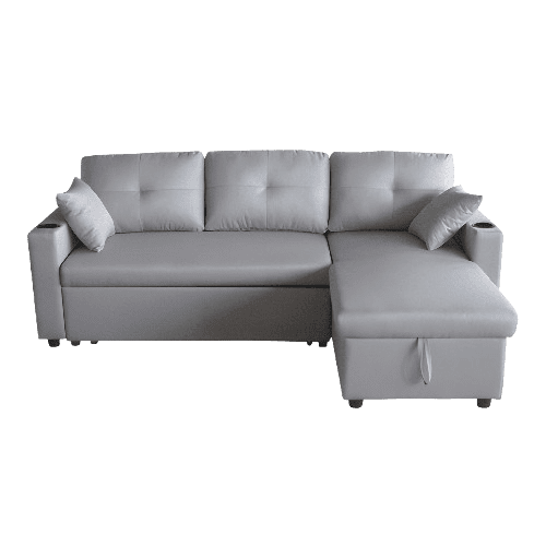 SOFA CAMA KENNEDY P1893-008 / GRIS | Precio a crédito a 52 semanas