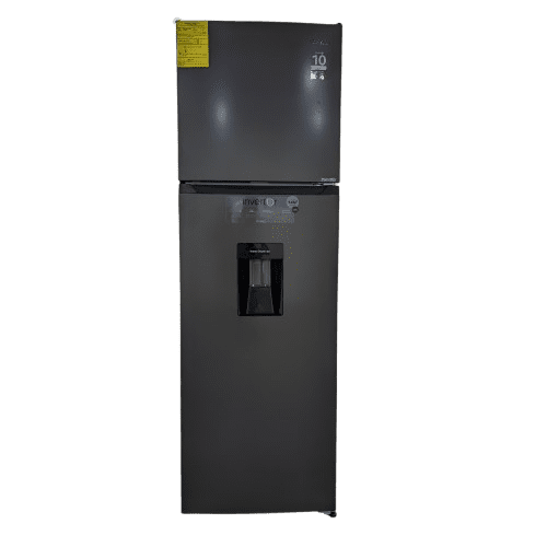 REFRIGERADORA MYSTIC RF-NV276LSS 9.32 PIES INVERTER C/DESPACHADOR DE AGUA GRIS | Precio a crédito 52 semanas de