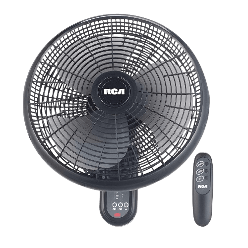 ABANICO DE PARED RCA RCFAN-27 16''/ C/CONTROL NEGRO