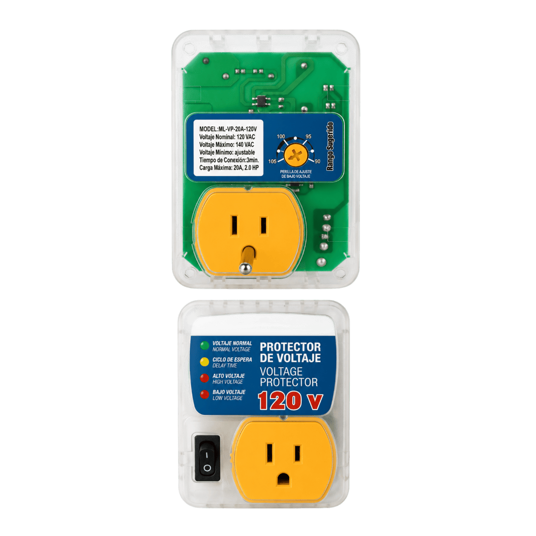 PROTECTOR DE VOLTAJE MILEXUS ML-VP20A-120V 120v BLANCO