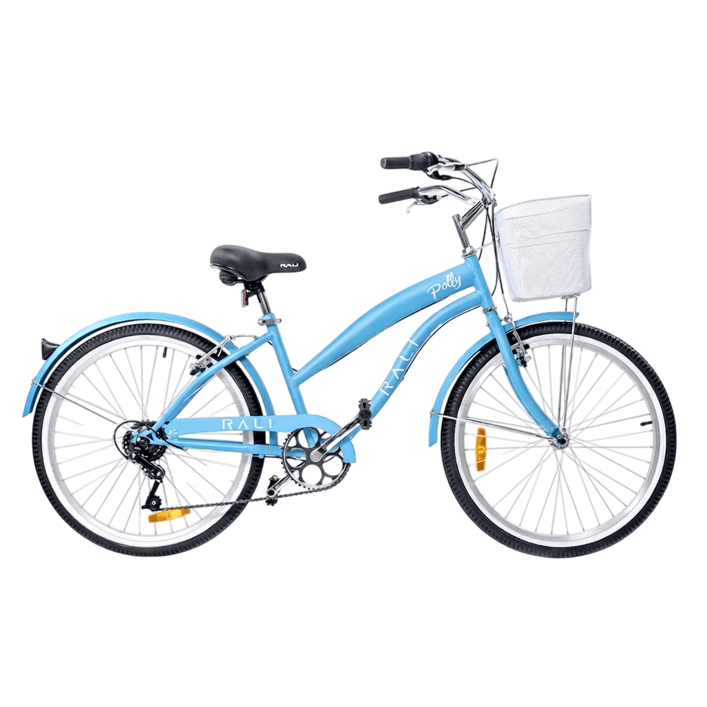 BICICLETAS RALI POLLY ROD. 24 C/CANASTA AZUL | Precio a crédito 40 semanas de