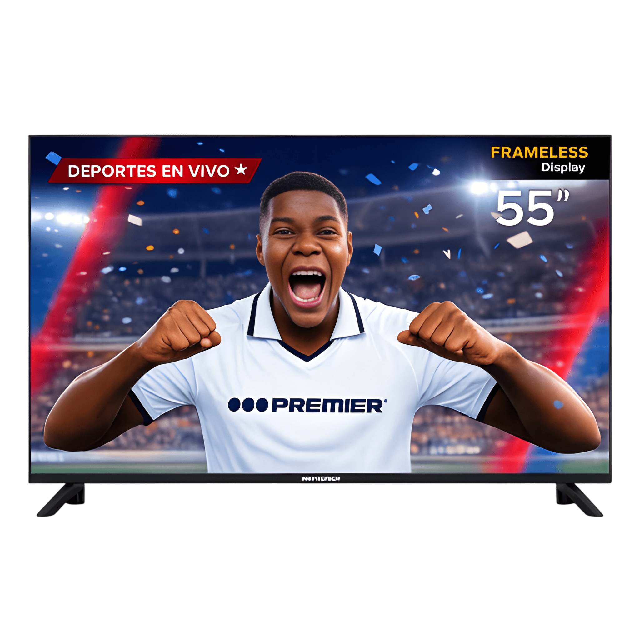 TELEVISORES PREMIER TV-958755 55'' SMART TV QLED NEGRO | Precio a crédito 52 semanas de
